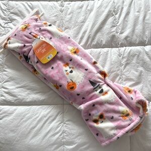 Pink Halloween Ghost Blanket